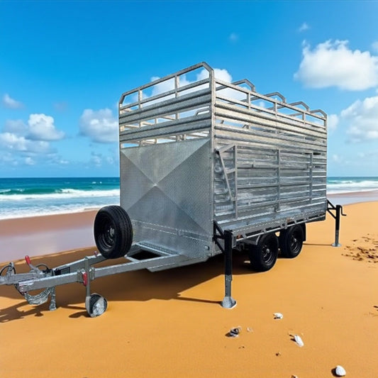 🐄 New Sizes Available – Cattle Flatbed Trailers