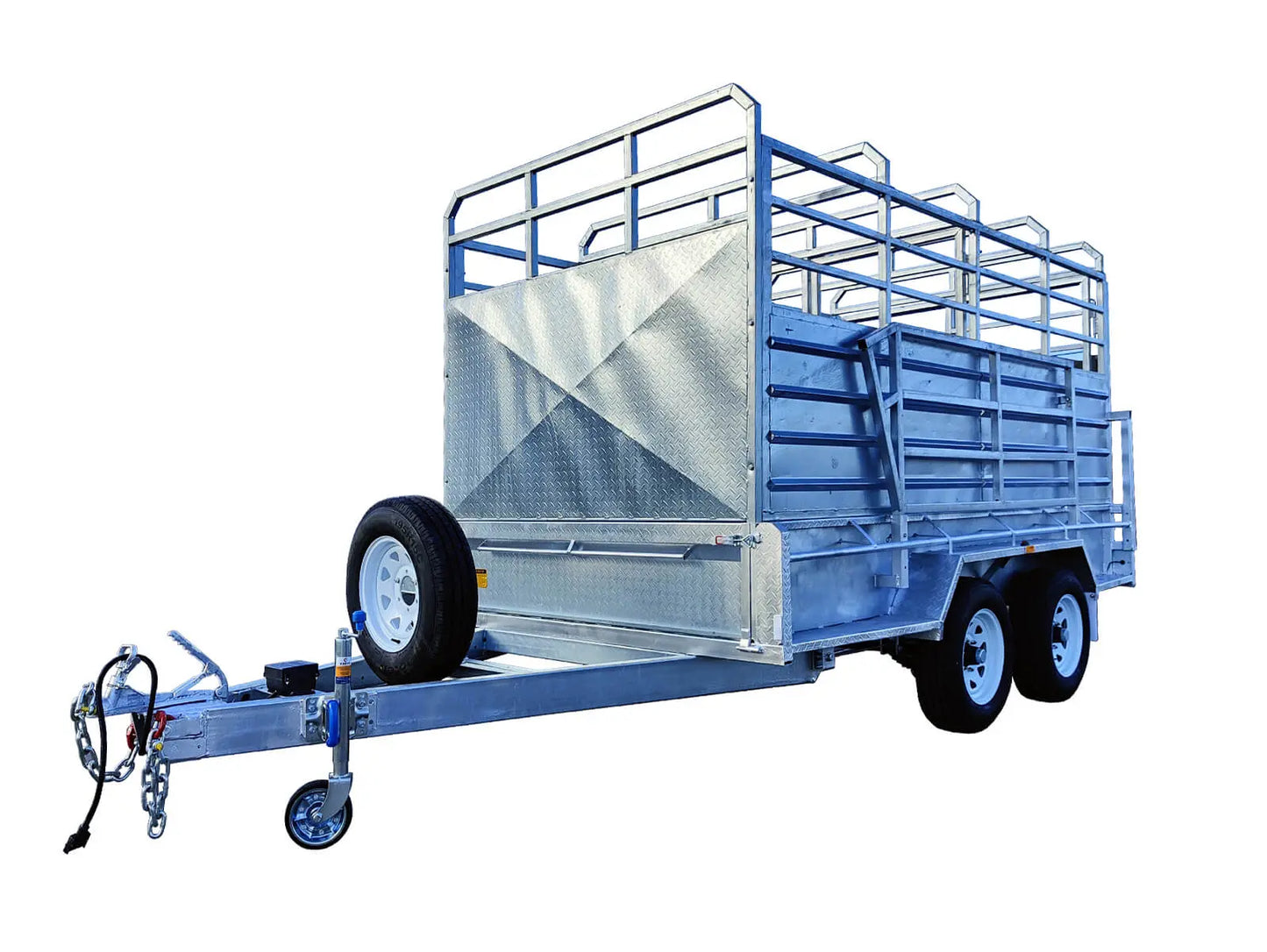 CCT 12×6 Livestock / Cattle Trailer for Sale ATM 3500KG with Side Rails & Ramps