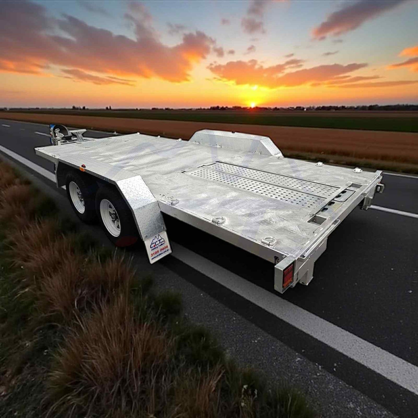CCT Car Trailer For Sale Deck size 15.7×6.6ft (4.8X2m) ATM-3500