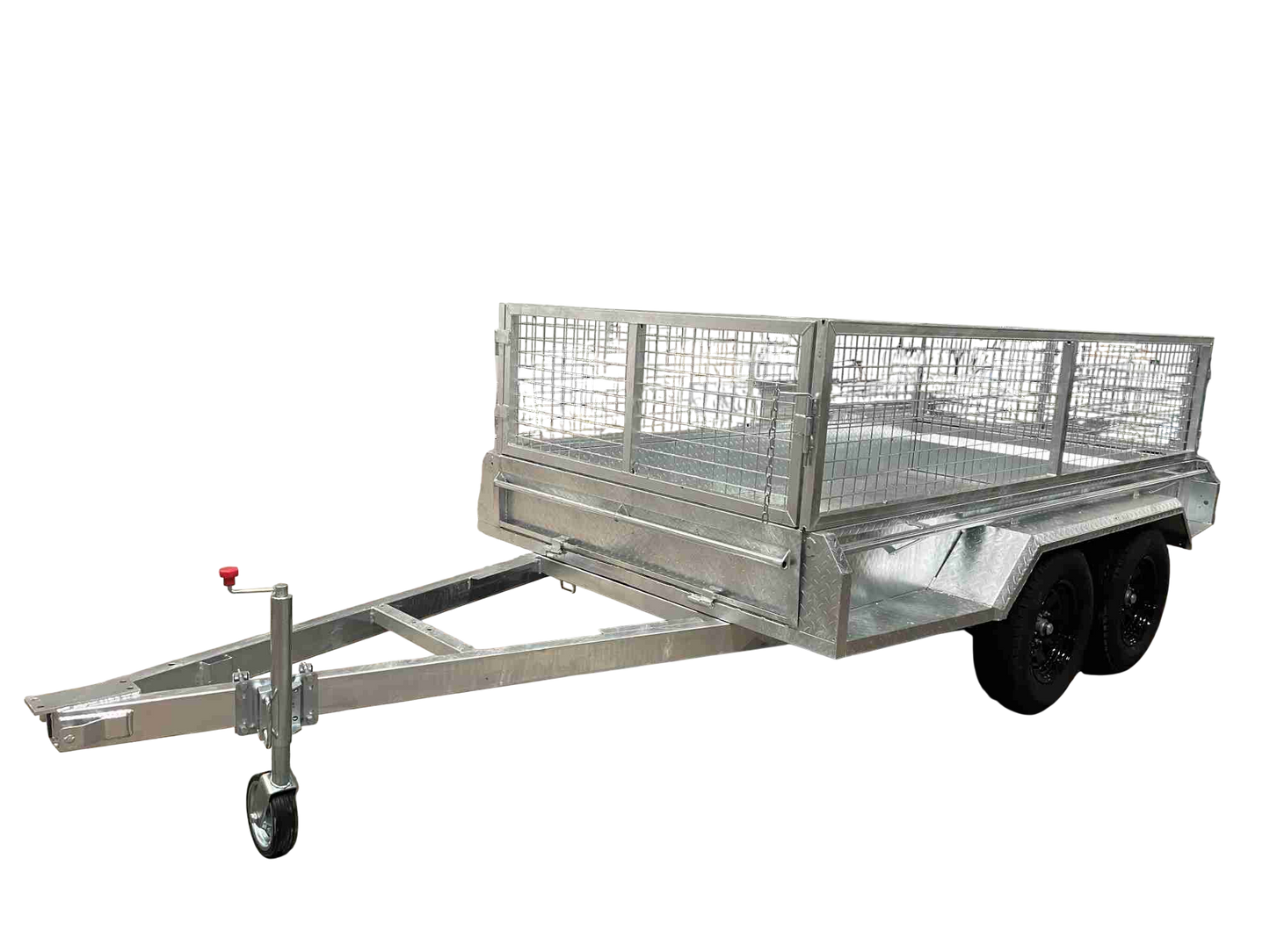 10x6 tandem axle 2000kg ATM Galvanised box trailer