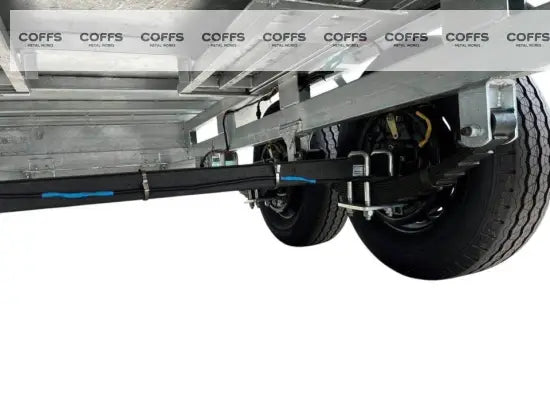 10 x 6 Ft HD Flat Deck Trailer With Loading Ramps and Cage ATM 3.5 or 4.5 Tonne Genuine flatbed trailer