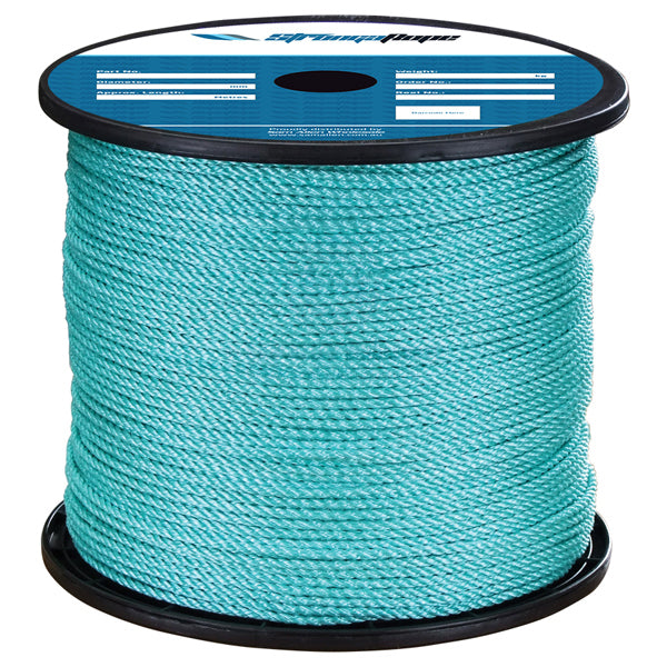 STRONGAROPE ROPE - POLYPROPYLENE - 3 STRAND LAID - SEA GREEN