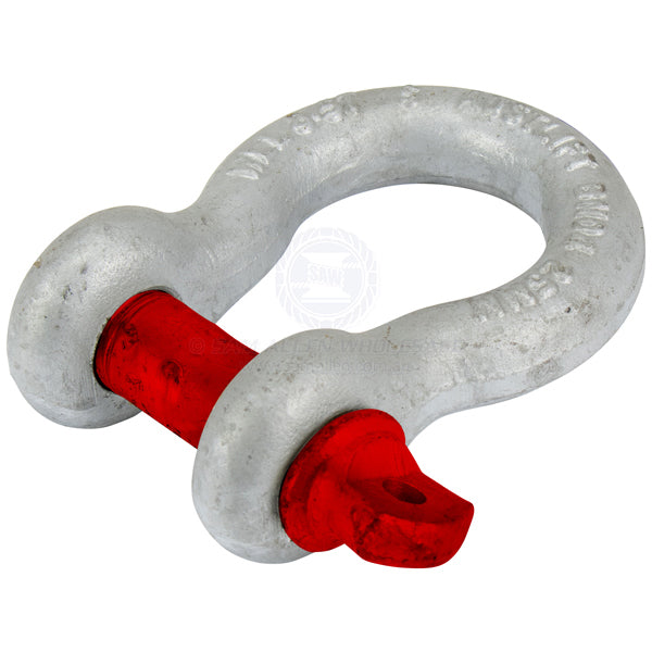 SHACKLES - BOW - SCREW PIN GALVANISED - GRADE S