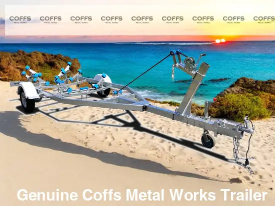 1360 4.8M Galvanised Boat Trailer For Sale ATM 750KG Suits boats 4.3 4.8m (14.1 15.7ft) boat Trailer
