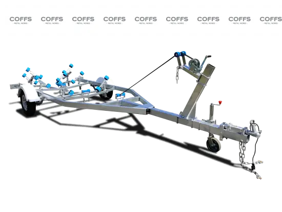 1360 4.8M Galvanised Boat Trailer For Sale ATM 750KG Suits boats 4.3 4.8m (14.1 15.7ft) boat Trailer