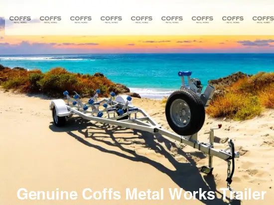 1360 4.8M Galvanised Boat Trailer For Sale ATM 750KG Suits boats 4.3 4.8m (14.1 15.7ft) boat Trailer