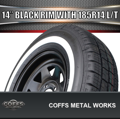 14x6-black-trailer-caravan-steel-rim-185r14c-whitewall-tyre-suits-ford-185-14-coffs-met-06