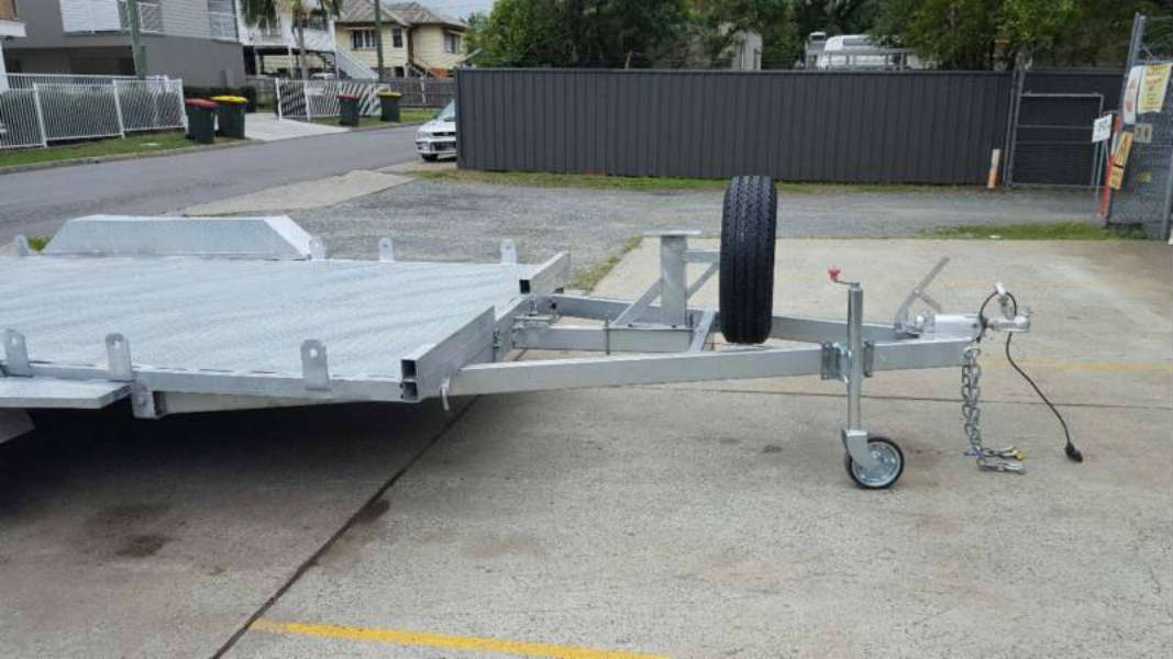 Car 5m (16.6×6.6ft) Manual Tilt Car/Bobcat Trailer ATM 3500kg