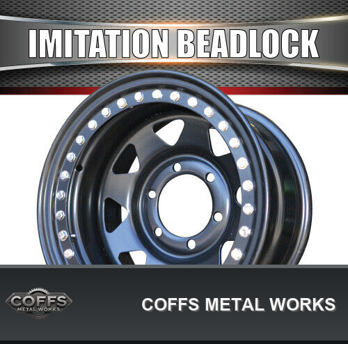17x9-6-139-7-pcd-30-offset-steel-imitation-beadlock-rim-stainless-bolts-8-spoke-fits-la-07
