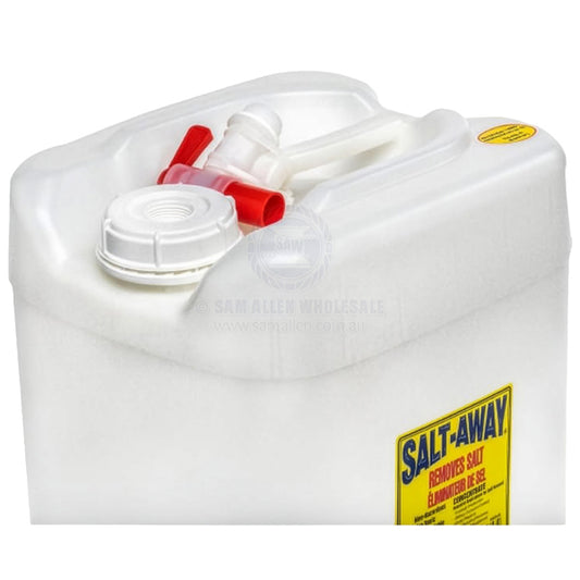 SALT-AWAY CONCENTRATE WITH DISPENSING TAP