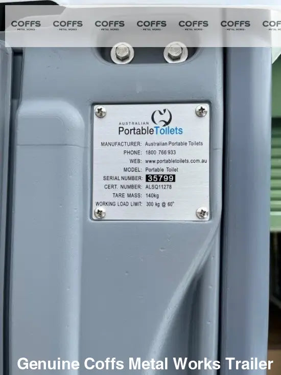 2.1M X 1.3M TOILET TRAILER β ATM 750KG toilet trailer