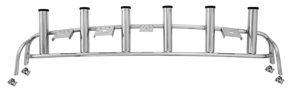 Viper Pro Series Hard Top S/S Rocket Launcher / ROD Holder - 6 Way 1700mm | Coffs Metal Works