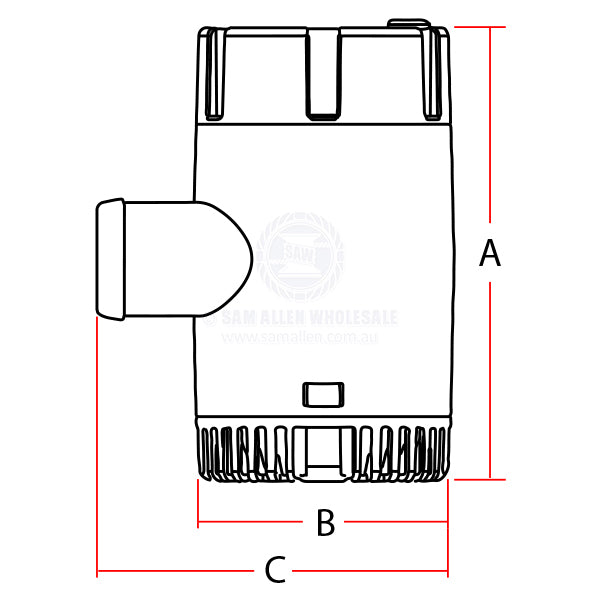PUMPS - BILGE 4000 GPH - SUBMERSIBLE - TMC