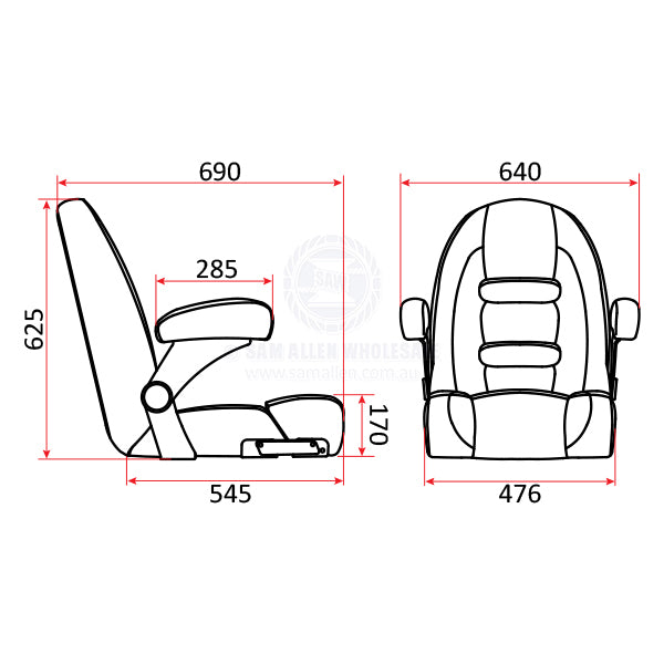 RELAXN SEATS - CRUISER SERIES - HIGH BACK
