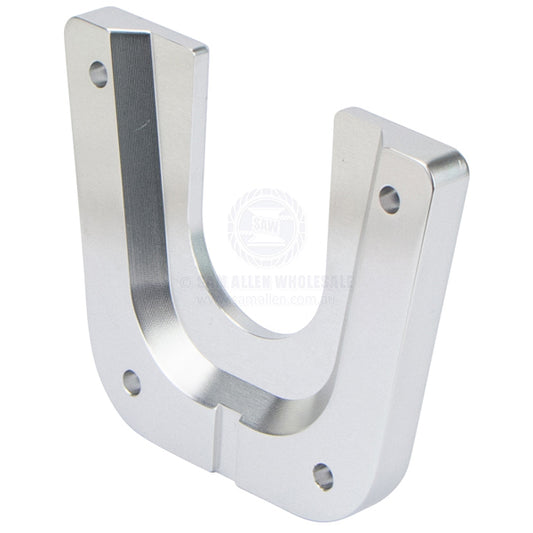 TABLE PEDESTAL - ANODISED ALUMINIUM WALL MOUNTING BRACKET ONLY