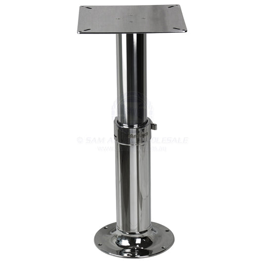 TABLE PEDESTAL - 2 PIECE TELESCOPIC - STAINLESS STEEL