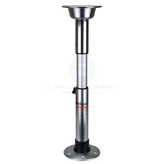 RELAXN TABLE PEDESTAL - ADJUSTABLE - ANODISED ALUMINIUM