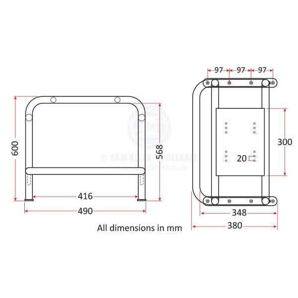 RELAXN PEDESTAL - NARROW SPACEFRAME