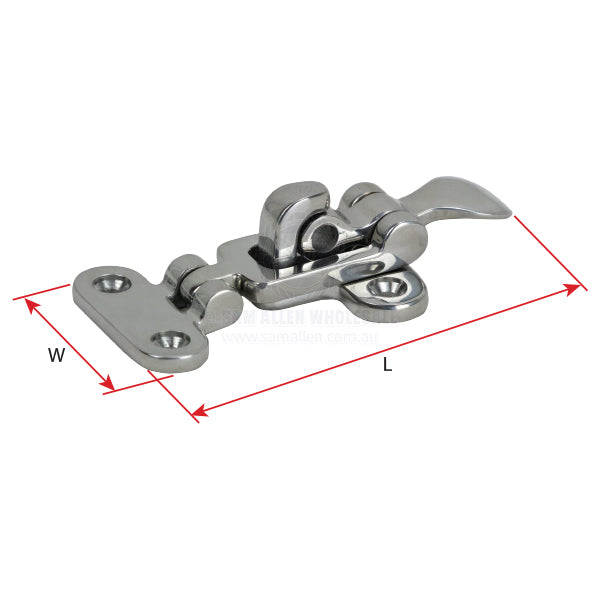 HATCH FASTENER - ANTI-RATTLE - STAINLESS STEEL