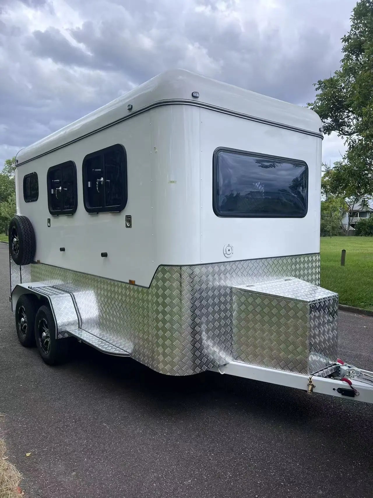 2 Horse Angle Load Luxury Horse Float