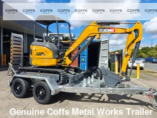 3.0t Plant Trailer Deck Size 2400mm X 1535mm Suitable for 1.7t excavators machinery trailer