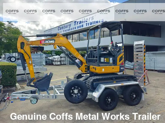 3.0t Plant Trailer Deck Size 2400mm X 1535mm Suitable for 1.7t excavators machinery trailer