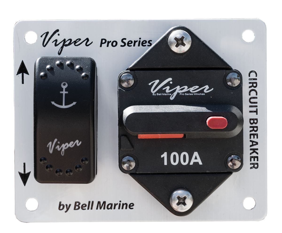 Viper Pro Series Combo Led Up/Down Momentary Switch & 100A Circuit Breaker Plus Alloy Face Place | Coffs Metal Works