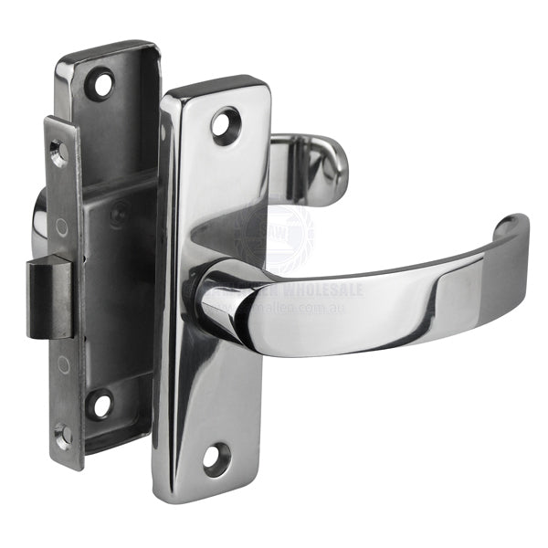 DOOR LATCH - MORTISE - STAINLESS STEEL