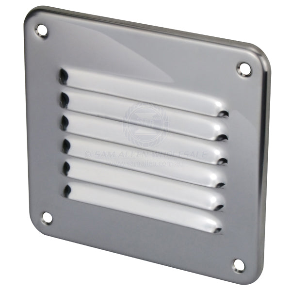 VENT - ROLLED EDGE LOUVRE - STAINLESS STEEL