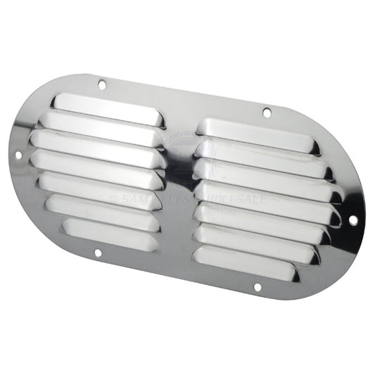 VENTS - OVAL LOUVRE - STAINLESS STEEL