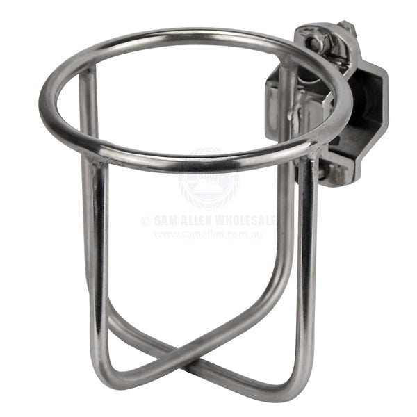 DRINK HOLDER - RAIL MOUNT - S/S