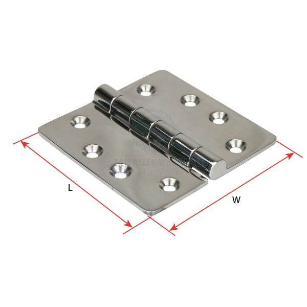 HINGES - BUTT HEAVY DUTY - STAINLESS STEEL