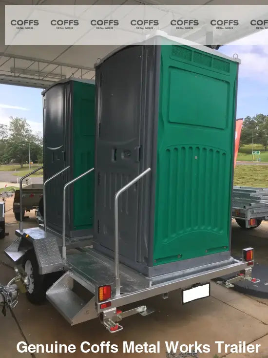 3M x 2M Toilet Trailer – ATM 1500kg (Double Toilet) toilet shower trailer