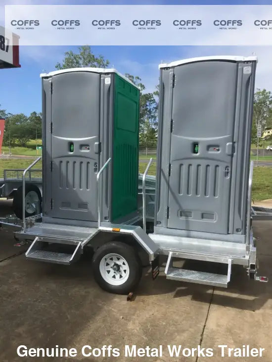3M x 2M Toilet Trailer – ATM 1500kg (Double Toilet) toilet shower trailer