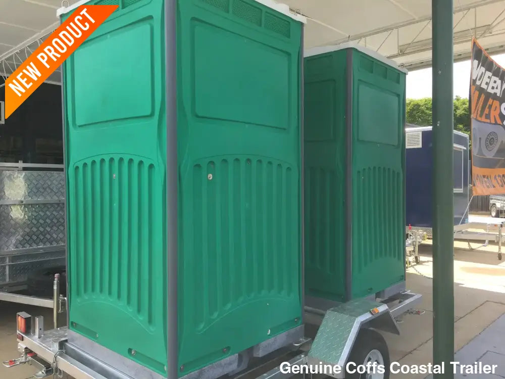 3M x 2M Toilet Trailer – ATM 1500kg (Double Toilet) toilet shower trailer