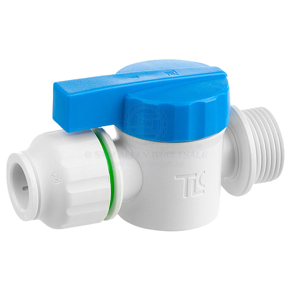 TWISTLOC SHUT OFF VALVE HANDLE TYPE - BSPTM - 15MM TUBE