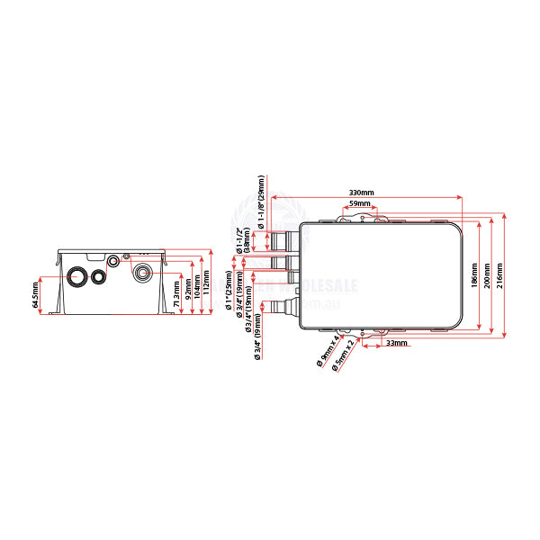 RELAXN GREY WASTE SUMP & PUMP SYSTEM
