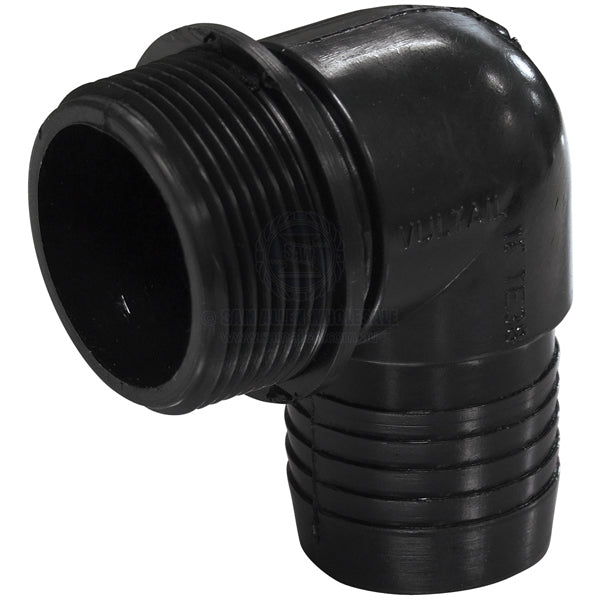 HOSE TAILS - 90° ELBOW - BSP MALE - POLYPROPYLENE