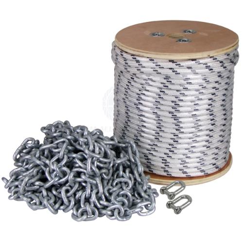 ANCHOR ROPE AND CHAIN KIT - BRAIDED