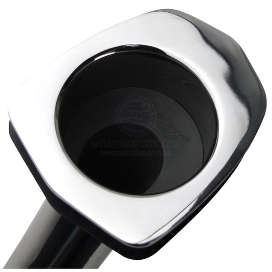 RELAXN MAKO SERIES ROD/CUP HOLDER - STAINLESS STEEL - CONCEALED MOUNT