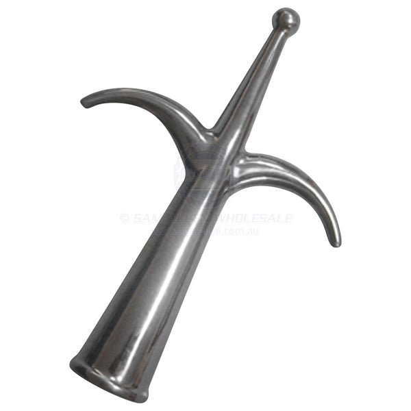 DOUBLE BOAT HOOK - S/S 316G HEAD ONLY