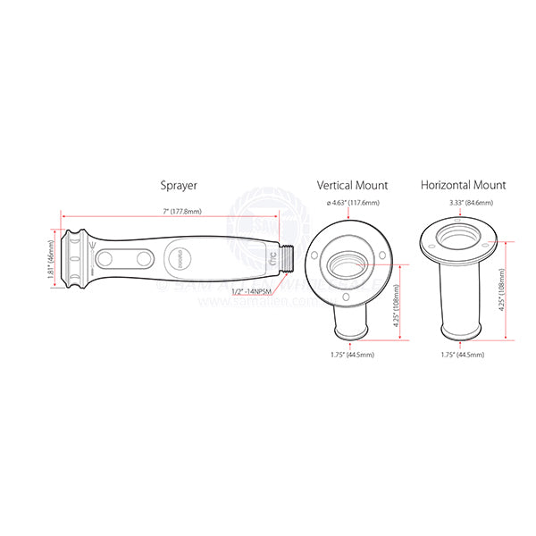 RELAXN SHOWER KIT - DUOFLO SPRAYER & HOSE KIT