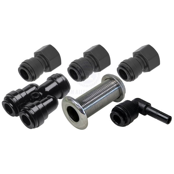 PUSH TAP WITH TIMER INSTALLATION KITS
