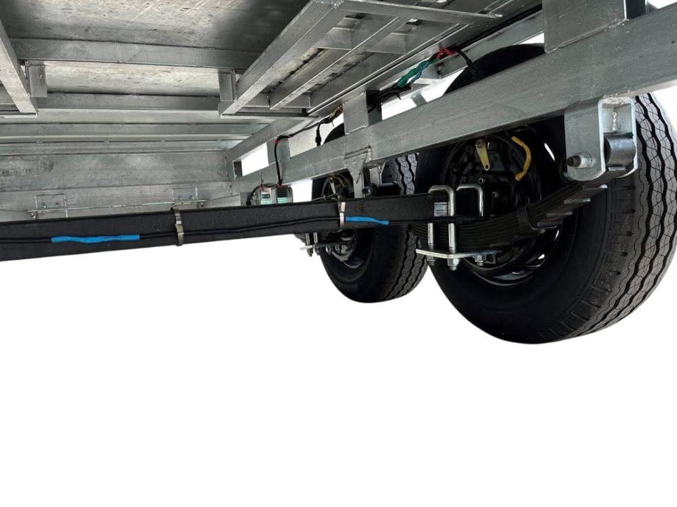 10 x 6 Ft HD Flat Deck Trailer With Loading Ramps and Cage ATM 3.5 or 4.5 Tonne Genuine