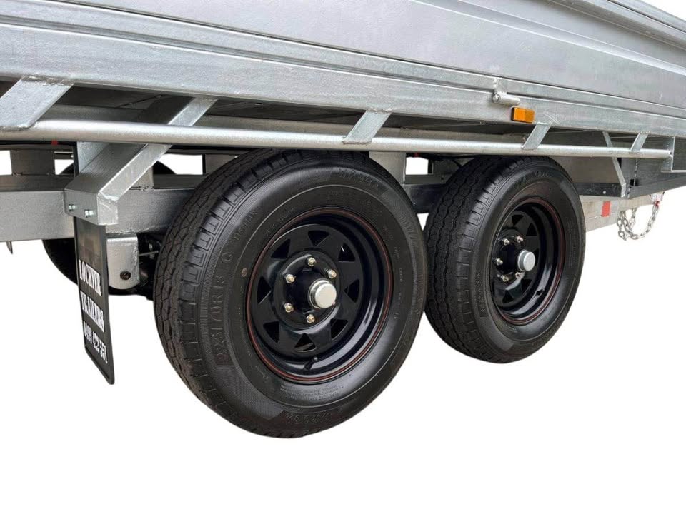 10 x 6 Ft HD Flat Deck Trailer With Loading Ramps and Cage ATM 3.5 or 4.5 Tonne Genuine
