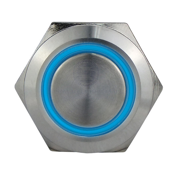 RELAXN 20A PUSH BUTTON SWITCHES - STAINLESS STEEL - PRE-WIRED
