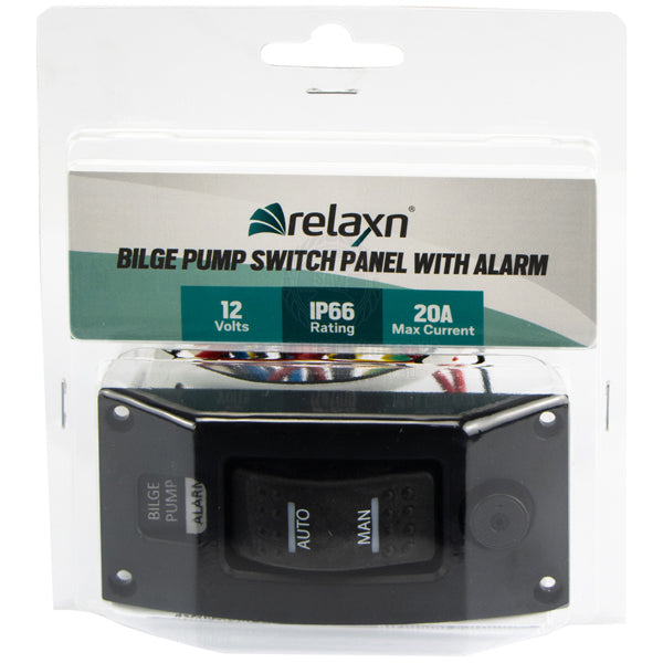 RELAXN SWITCH & ALARM - BILGE PUMP - WATERPROOF