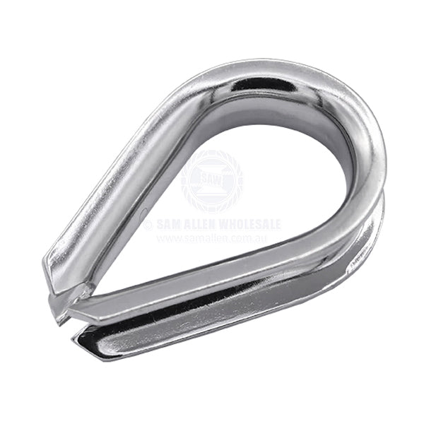 THIMBLES - WIRE GROOVE- STAINLESS STEEL - 316G