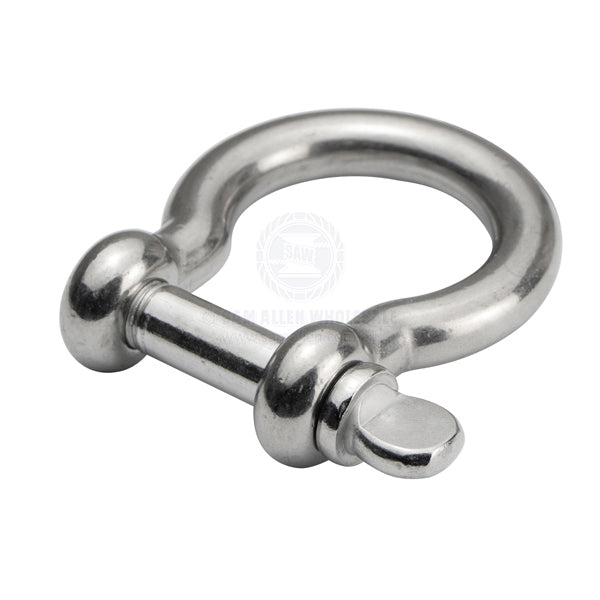 SHACKLES - BOW - STAINLESS STEEL