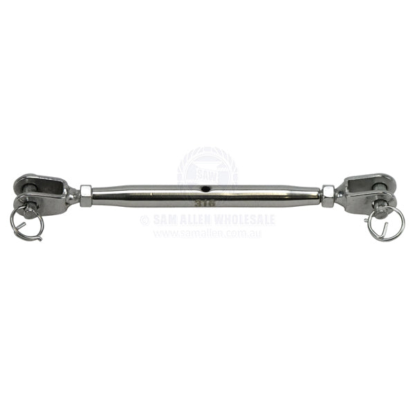 TURNBUCKLES - CLOSED BODY - JAW & JAW - S/S
